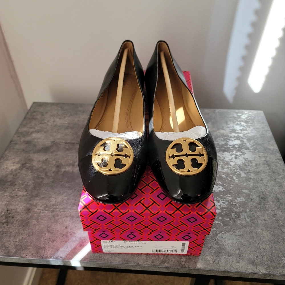 Size 10 1/2 Tory Burch Flats